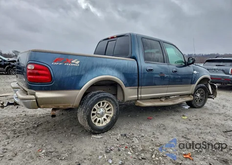 2001 Ford F150 Supercrew из США, поврежденный, VIN 1FTRW08L91KB45287